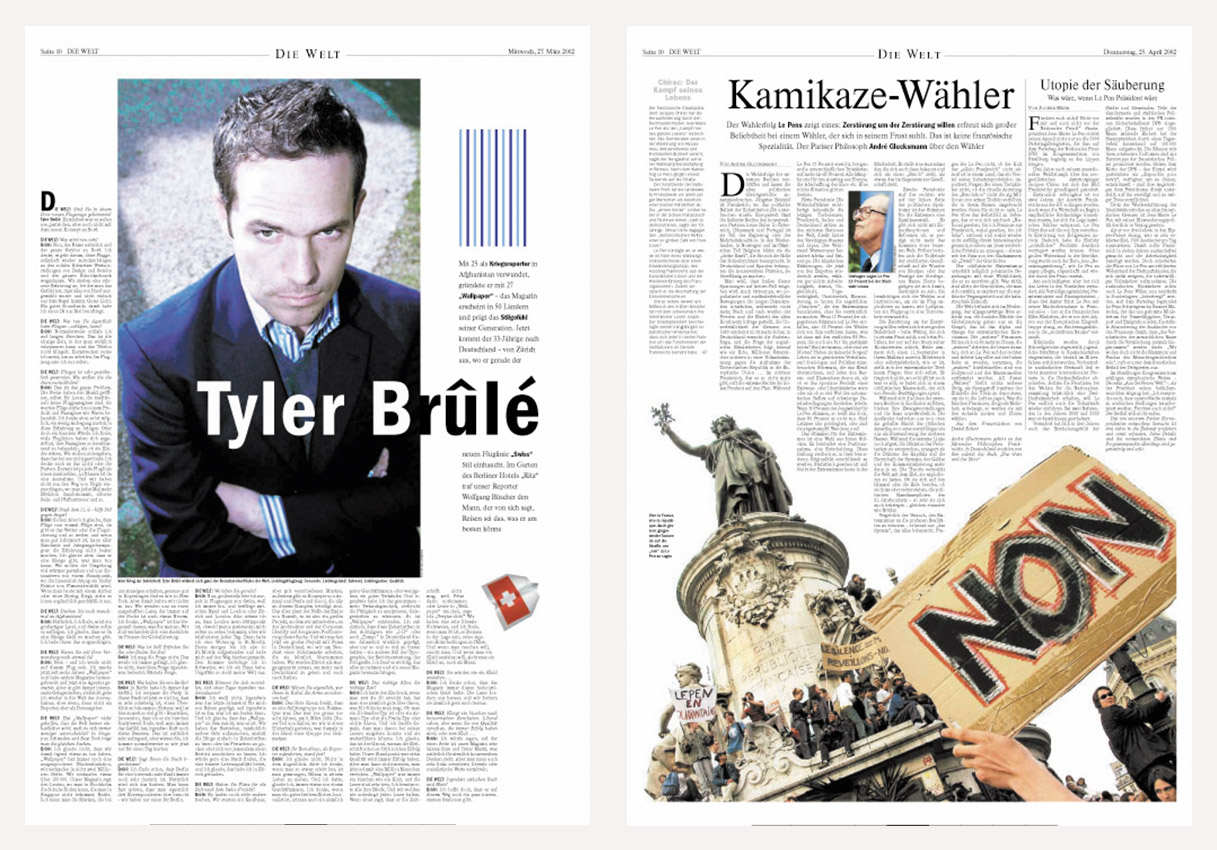 Zeitungsdesign WELT 04